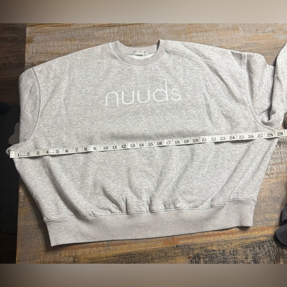 Nuuds Heather Gray Boston Crewneck Sweatshirt - Picture 5 of 7